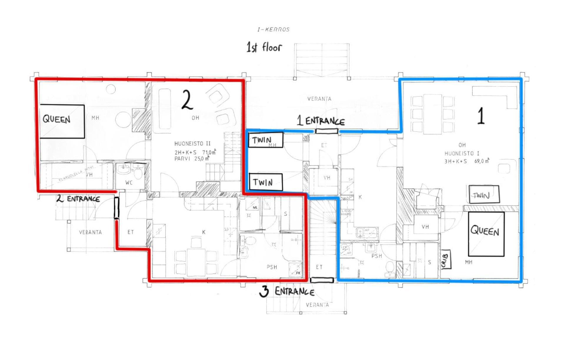 Inhan Kartano Apartment Ahtari Bagian luar foto