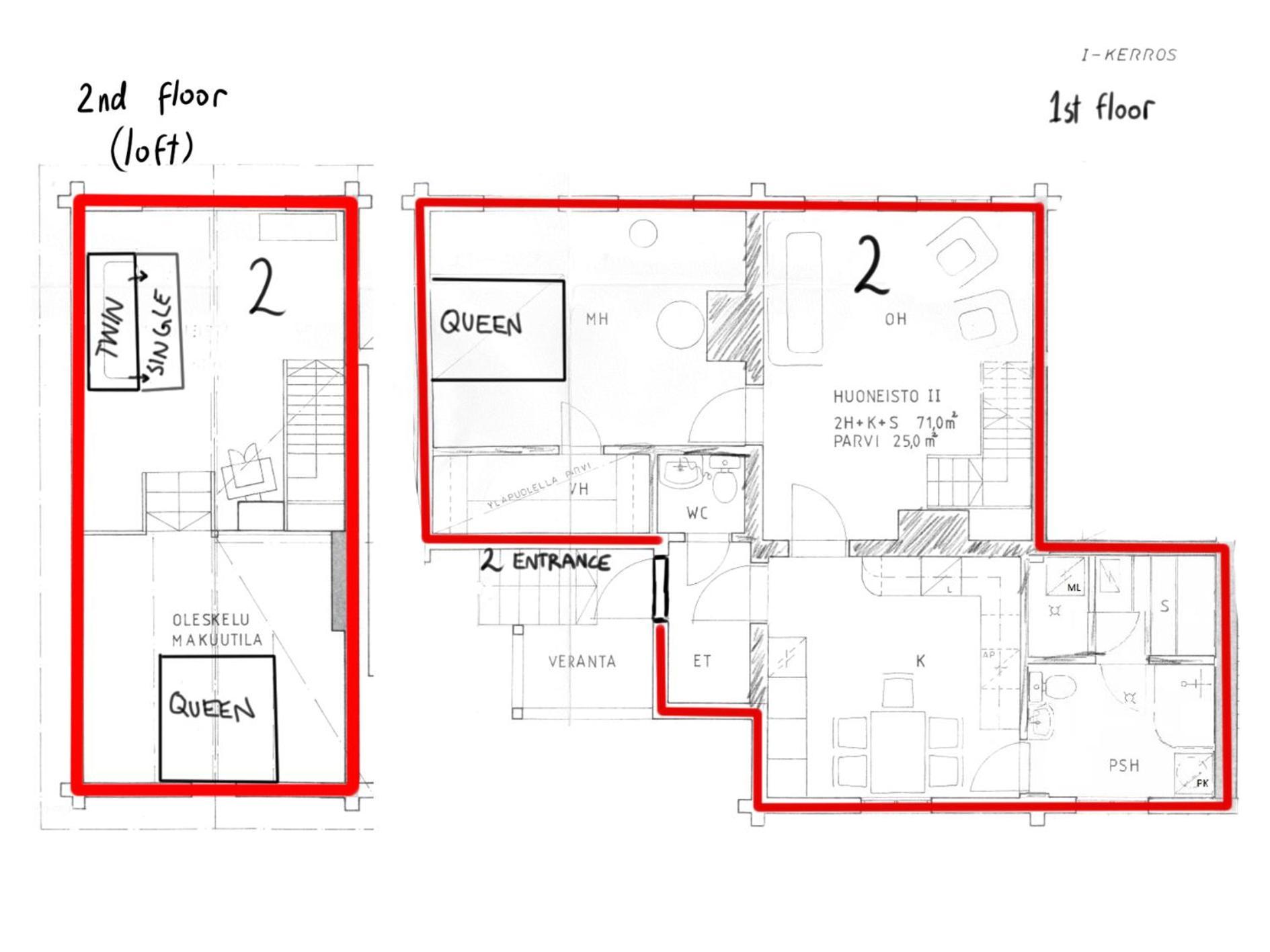 Inhan Kartano Apartment Ahtari Bagian luar foto